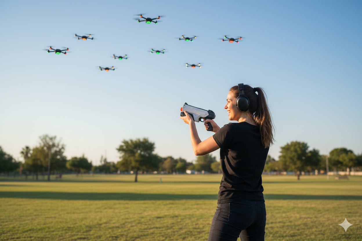 Drone Hunt: Next-Gen Aerial Laser Tag