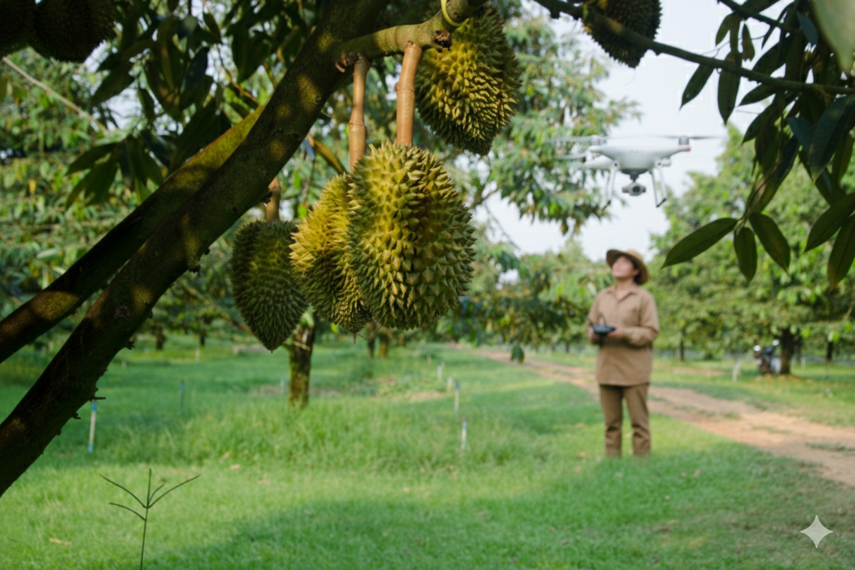 Smart Durian Farming: Pollination & Patrol